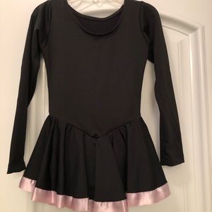 Girls black ballet leotard Size 6x
